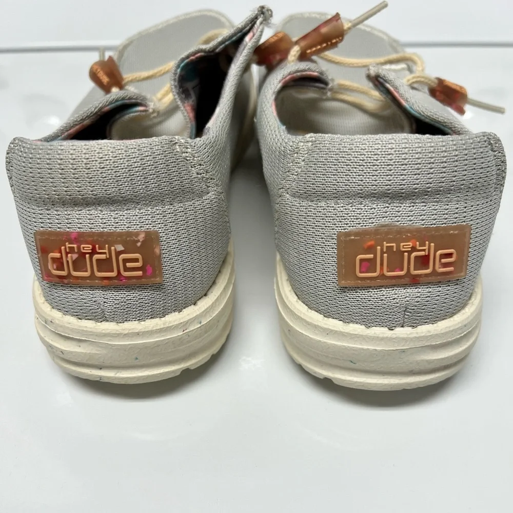 Hey Dude Women’s Wendy Eco Cloud Light blue/gray Slip-On Loafers. - Picture 5 of 6